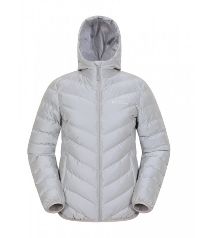 Seasons Womens Reflective Insulated Jacket Silver $39.19 Jackets