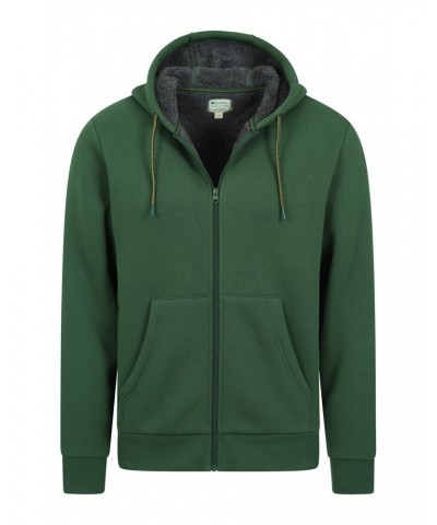 Dalton Mens Sherpa Lined Hoodie Khaki $24.00 Tops