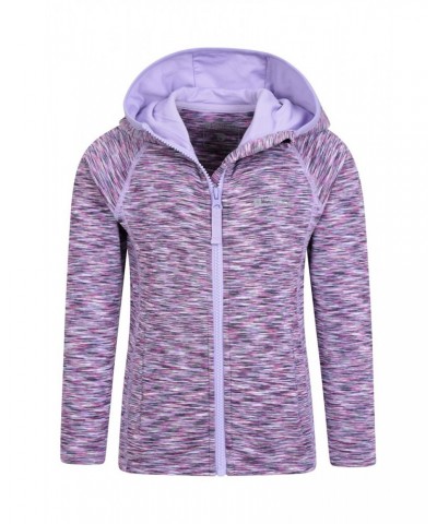 Kayleigh II Kids Stripe Hoodie Lilac $16.45 Active