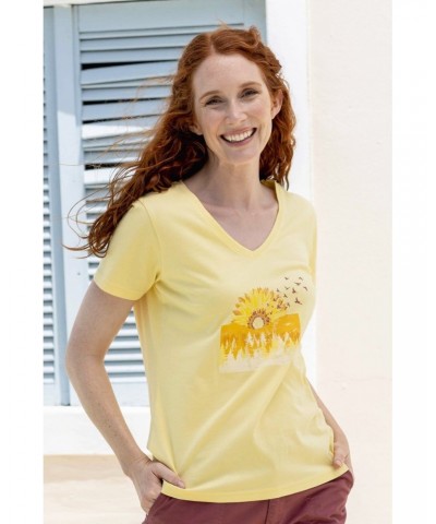 Sunflower Womens Printed T-Shirt Lemon $12.99 Tops