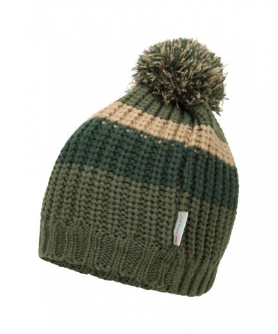 Thinsulate Striped Beanie Khaki $12.71 Accessories