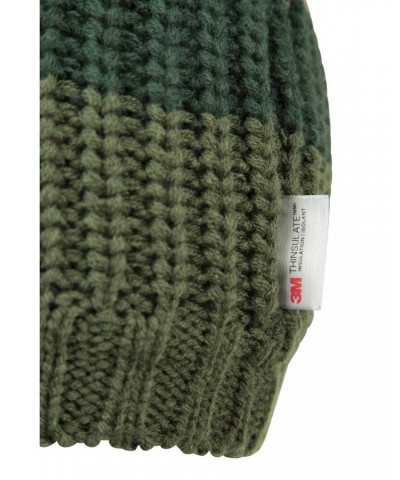 Thinsulate Striped Beanie Khaki $12.71 Accessories