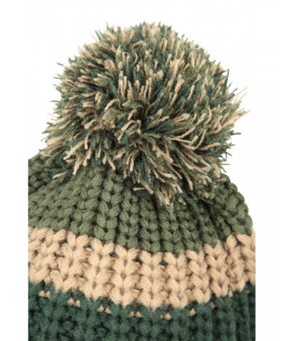 Thinsulate Striped Beanie Khaki $12.71 Accessories