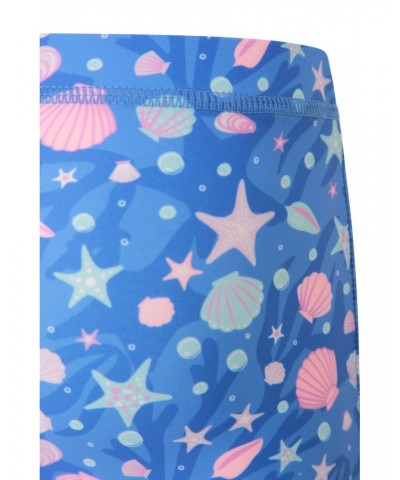 Printed Kids Rash Guard and Shorts Pink $14.24 Tops