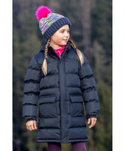 Snow Kids Water Resistant Longline Insulated Jacket Black $25.30 Jackets