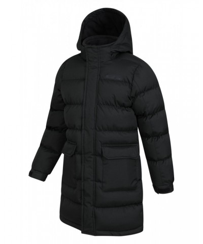 Snow Kids Water Resistant Longline Insulated Jacket Black $25.30 Jackets