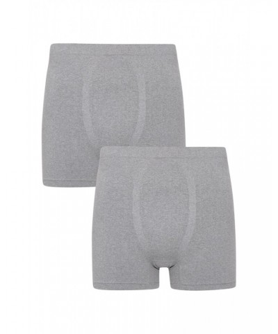 Mens Ski Seamless Boxers Multipack Grey $14.84 Loungewear