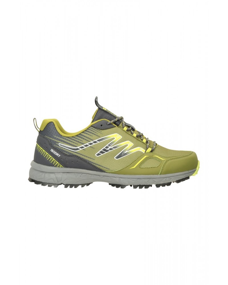 Enhance Mens Waterproof Trail Runner Sneakers Lime $36.39 Active