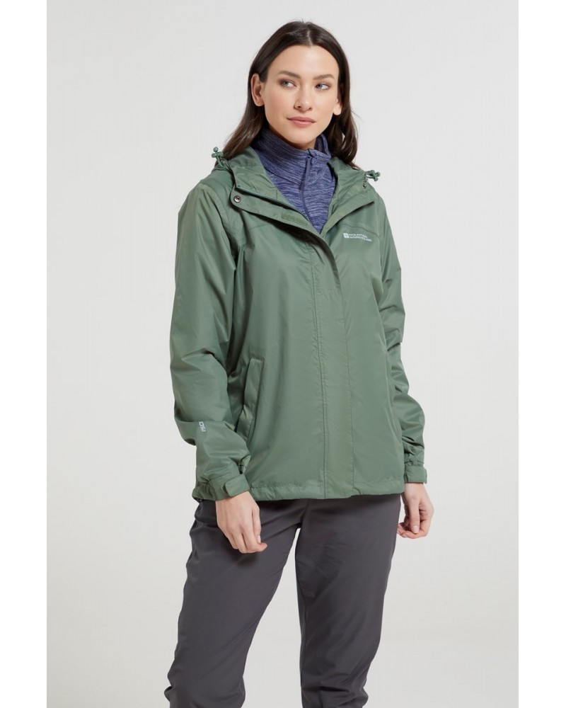 Torrent Womens Lightweight Waterproof Jacket Khaki $23.85 Jackets