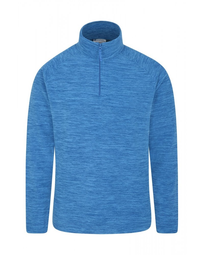 Snowdon Mens Micro Fleece Blue $13.24 Fleece