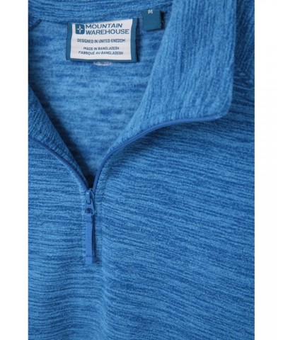 Snowdon Mens Micro Fleece Blue $13.24 Fleece