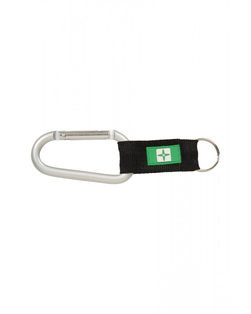 Karabiner with Strap Silver $7.66 Walking Equipment