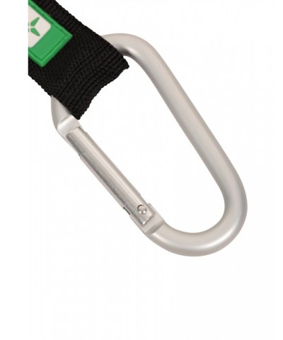 Karabiner with Strap Silver $7.66 Walking Equipment