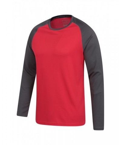 Endurance Mens Long Sleeved Top Red $12.75 Active