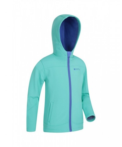 Exodus Kids Water Resistant Softshell Light Teal $13.86 Softshell Jackets