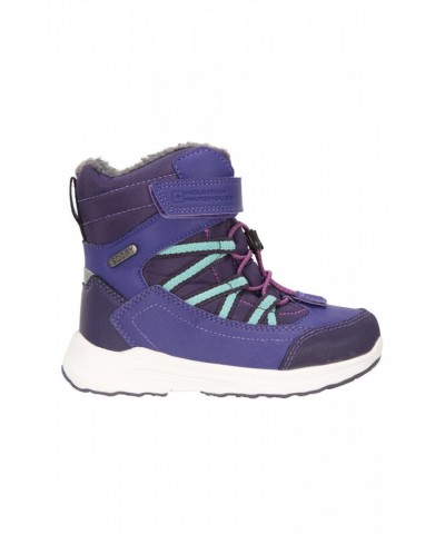 Denver Kids Adaptive Waterproof Snow Boots Purple $22.79 Footwear