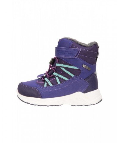 Denver Kids Adaptive Waterproof Snow Boots Purple $22.79 Footwear