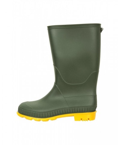 Plain Kids Rain Boots - 2-Pack Khaki $20.64 Footwear