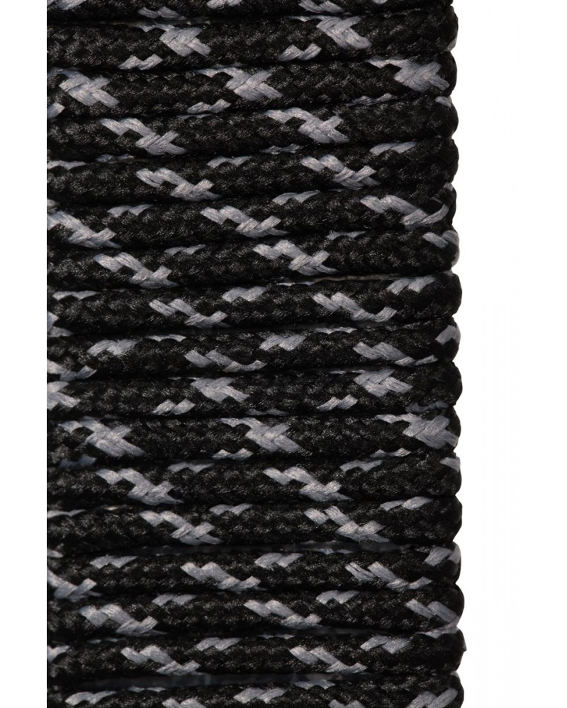 Round Textured Boot Laces - 150cm Black $6.11 Footwear