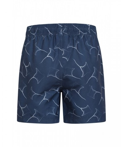 Patterned Kids Boardshorts Marine Blues $9.00 Pants