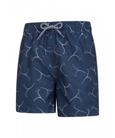 Patterned Kids Boardshorts Marine Blues $9.00 Pants