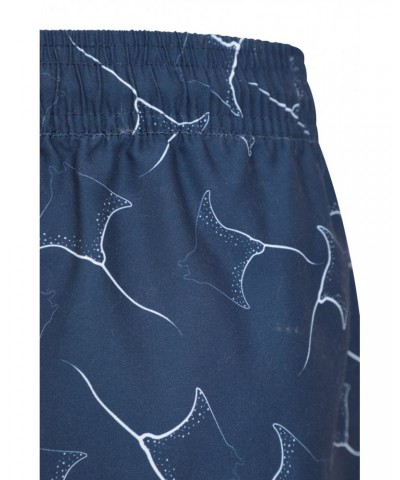 Patterned Kids Boardshorts Marine Blues $9.00 Pants