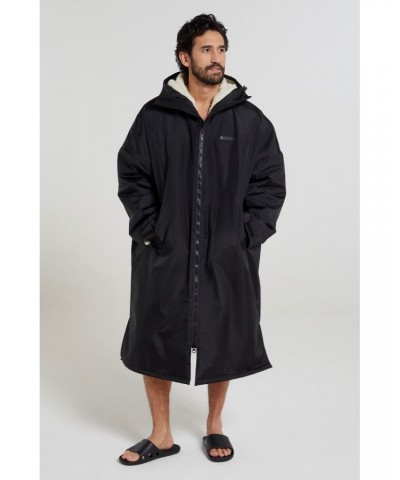 Tidal Mens Waterproof Swim Robe Jet Black $71.54 Swimwear