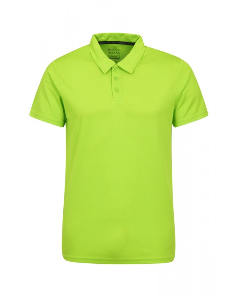 Endurance Isocool Mens Polo Lime $14.84 Tops