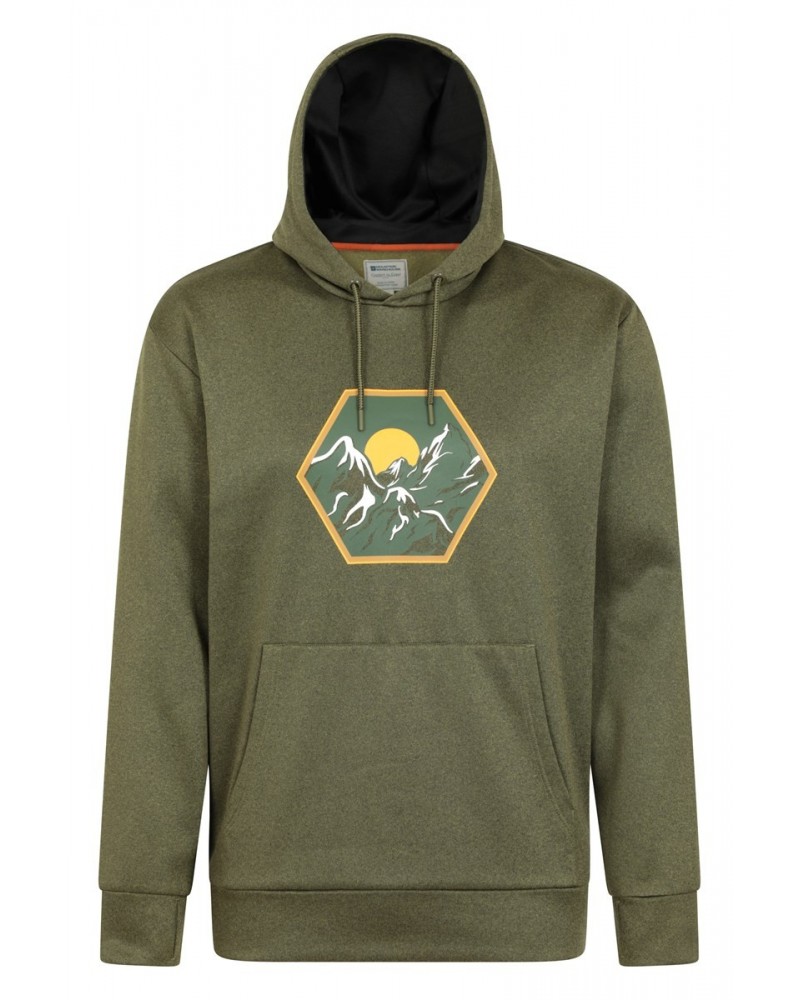 Denver Mens Oversized Hoodie Green $17.48 Tops