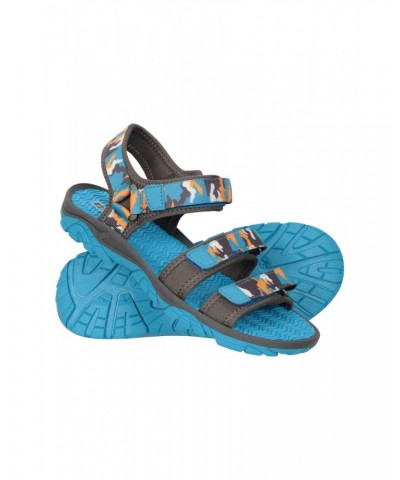 3-Strap Kids Sandals Dark Teal $16.65 Footwear