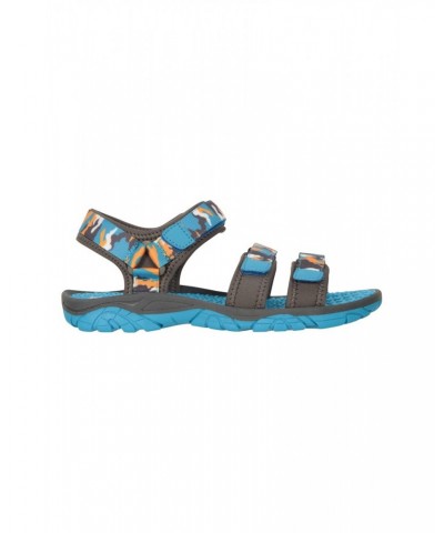 3-Strap Kids Sandals Dark Teal $16.65 Footwear