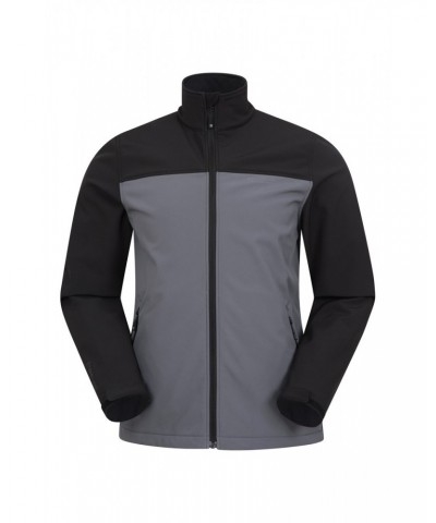 Vertex Mens Water Resistant Softshell Jacket Grey $24.93 Jackets