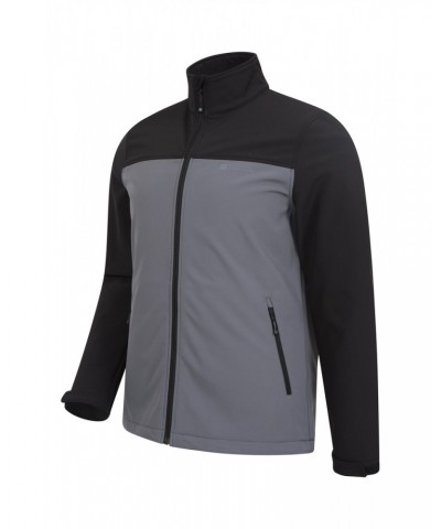 Vertex Mens Water Resistant Softshell Jacket Grey $24.93 Jackets