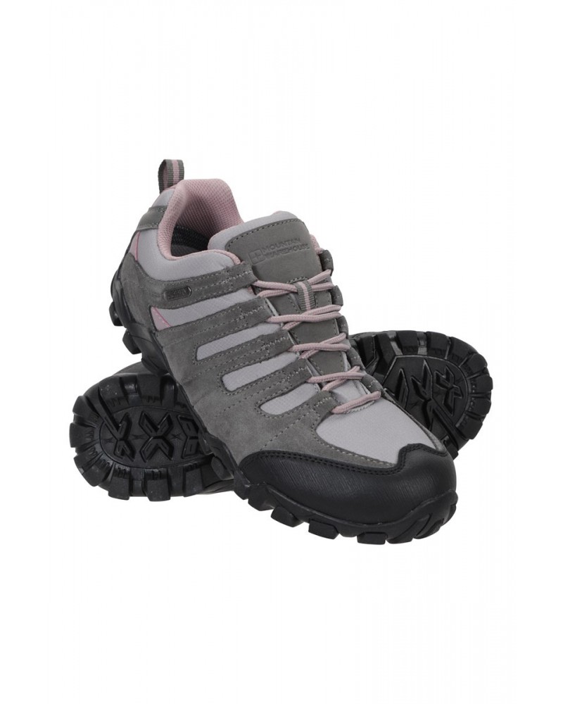 Belfour Womens Outdoor Hiking Shoes Light Grey $35.39 Footwear