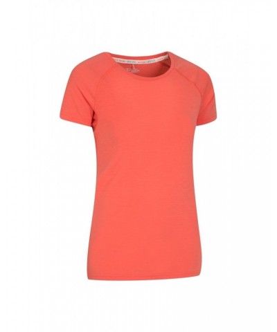 Quick Dry Womens T-Shirt Coral $11.99 Active