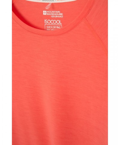 Quick Dry Womens T-Shirt Coral $11.99 Active