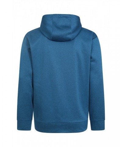 Denver Mens Oversized Hoodie Bright Blue $21.27 Tops