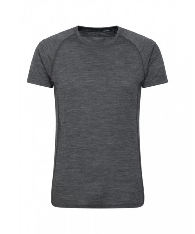 Summit II Mens Base Layer T-Shirt Dark Grey $13.20 Thermals