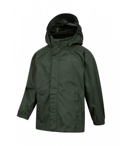 Pakka II Kids Waterproof Jacket Khaki $15.65 Jackets