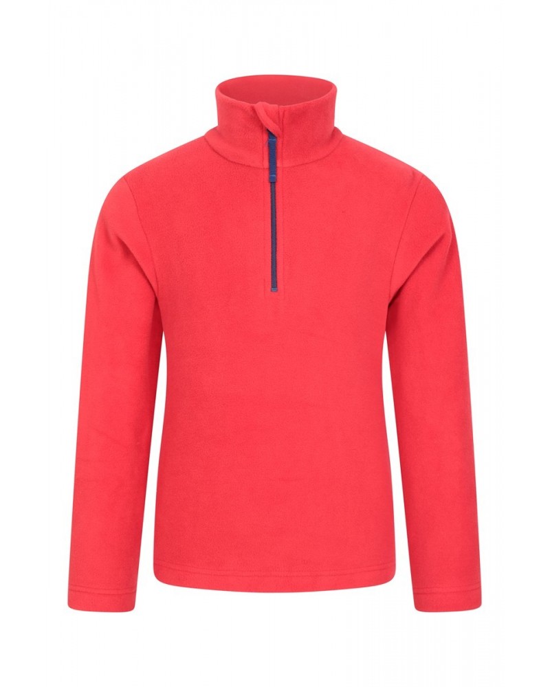 Camber II Kids Half-Zip Fleece Red $10.59 Fleece