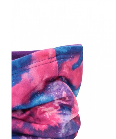 Kids Fleece Lined Printed Neck Gaiter Fuchsia $11.19 Accessories