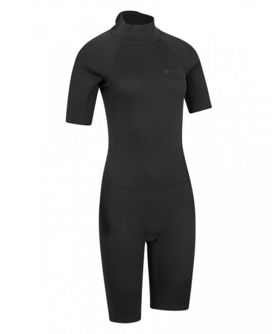 Shorty Womens 2.5/2mm Wetsuit Jet Black $31.45 Swimwear