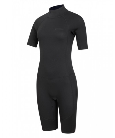 Shorty Womens 2.5/2mm Wetsuit Jet Black $31.45 Swimwear