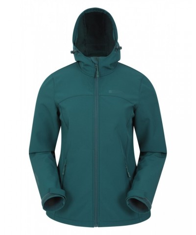 Exodus Womens Water Resistant Softshell Jacket Green $37.09 Jackets