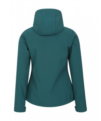 Exodus Womens Water Resistant Softshell Jacket Green $37.09 Jackets