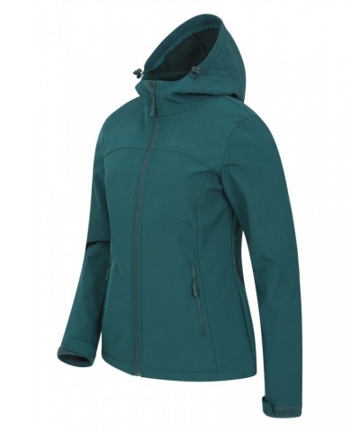 Exodus Womens Water Resistant Softshell Jacket Green $37.09 Jackets