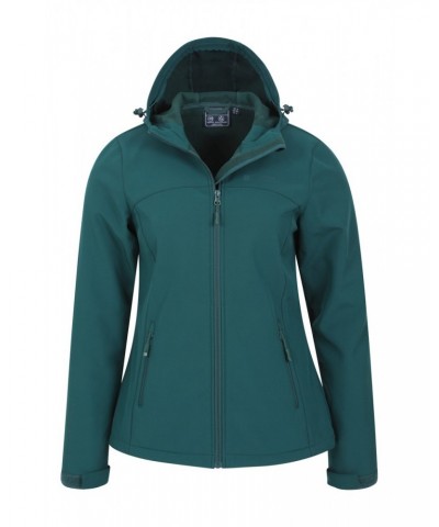 Exodus Womens Water Resistant Softshell Jacket Green $37.09 Jackets