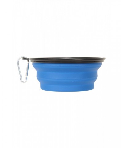 Folding Bowl With Karabiner - 350ml Blue $8.39 Pets