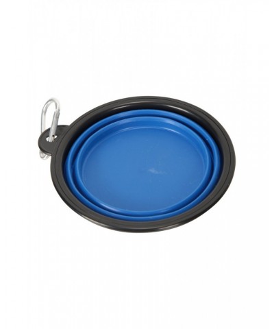 Folding Bowl With Karabiner - 350ml Blue $8.39 Pets