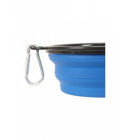 Folding Bowl With Karabiner - 350ml Blue $8.39 Pets